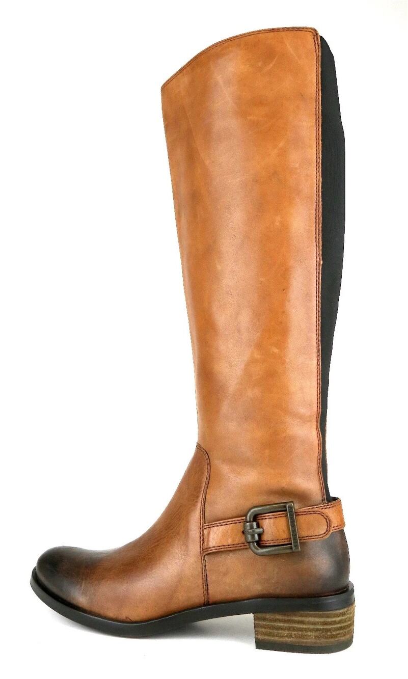 Vince Camuto Volero Leather Riding Boots Brown Size 11